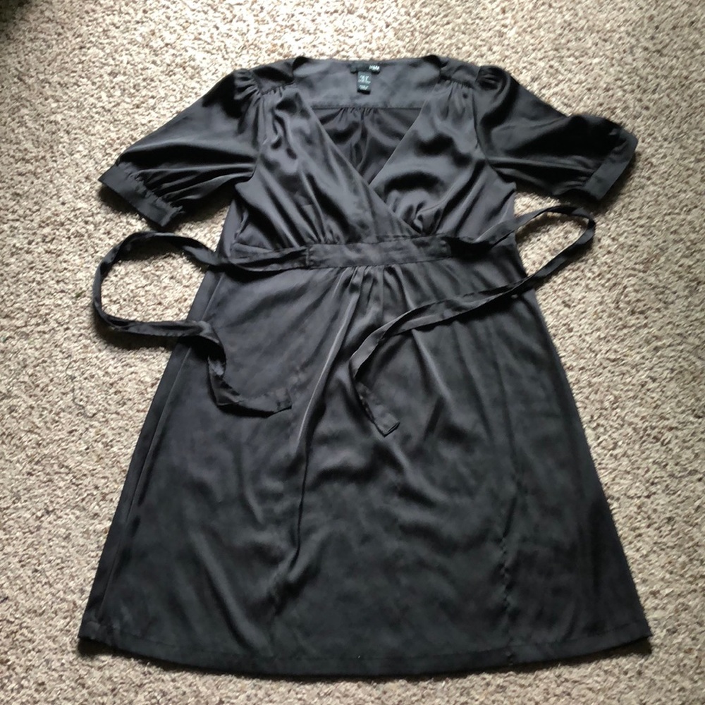 Elegant Black Dress (silky material)